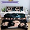 3pcs Final Destination Bloodlines1 pattern bedding set duvet cover set includes duvet cover &pillowcases, perfect all season bedroom decoration & gift