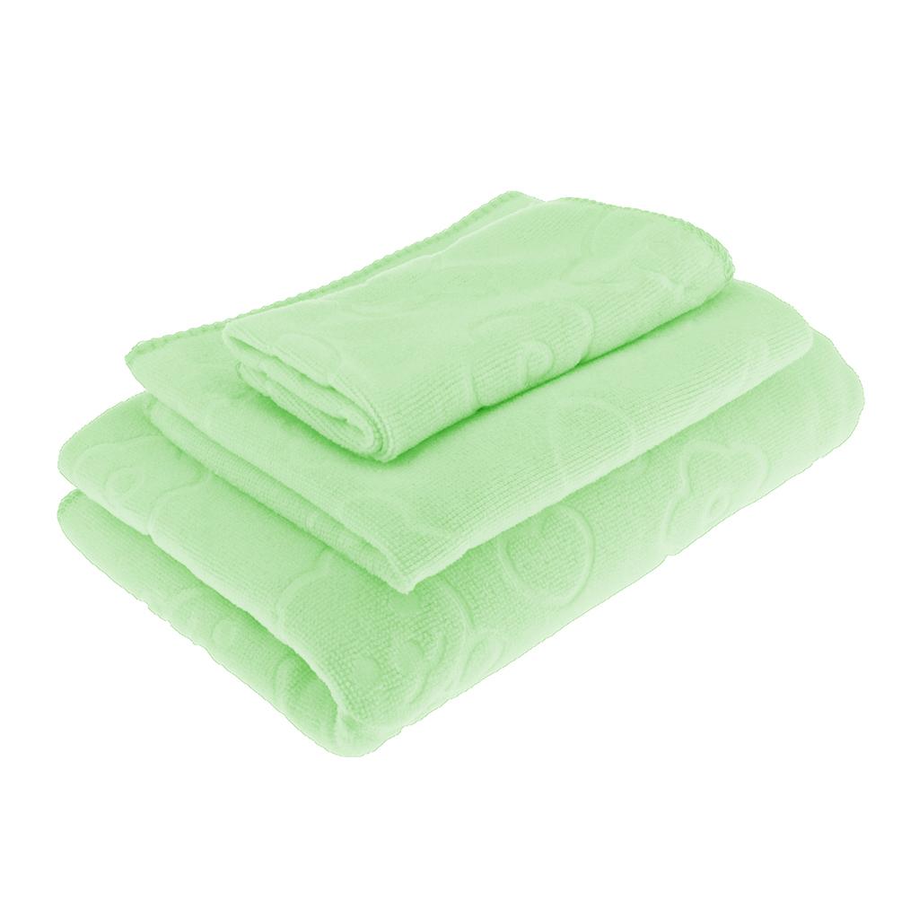 3 Sizes Sets Bathroom Gym Bathtowel Bath Sheet Solid Color