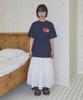 VIDEO JOCKEY Double Heart T-Shirt [Navy]