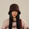 Autumn Winter Fisherman Bucket Hat Knit Winter Cap For Women, Foldable Beanie With Wide Brim, Outdoor  New