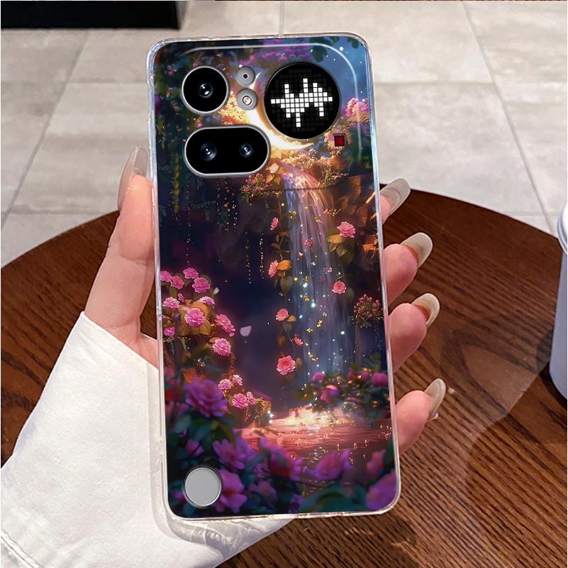 Für Nothing Phone 4a Pro Hülle Klar Luxus Niedlich Liebes Hase Lustig TPU Weiches Silikon Rückseite Für Nothing Phone4A Pro Gehäuse