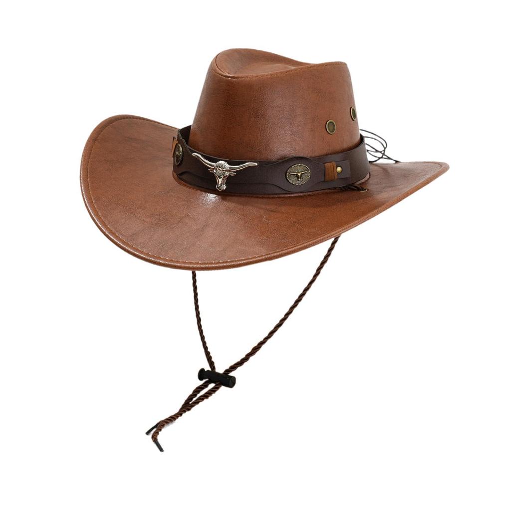 Western Cowboy Hat Costume Hat for Adults Photo Props Jazz Hat for Travel Beach Stage Performance Party Favor Music Festival