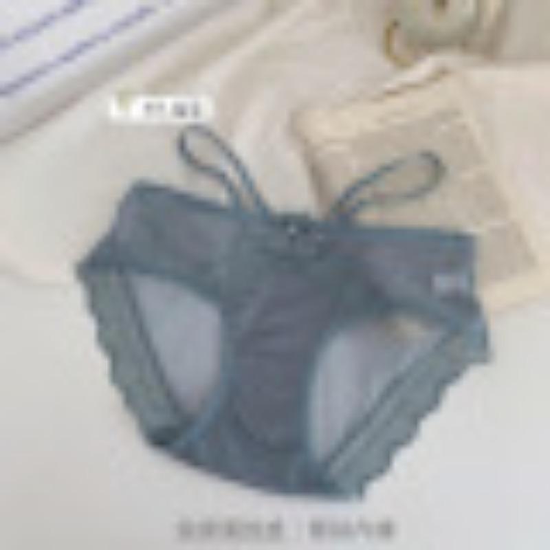 Damen Wollen Wind Taille Atmungsaktiv Sexy Ohne Spuren Heben Hüfte Tasche Hüfte Würze Spitze Kante Slips Unterwäsche