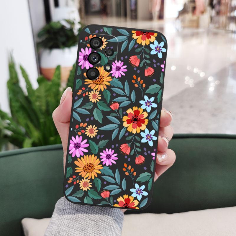 Showy Flowers Case For Samsung A56 A36 A26 A16 A06 A54 A34 A24 A14 A15 A25 A35 A55 A73 A53 A33 A23 A13 A03 S A72 A32 A12 A22 5G