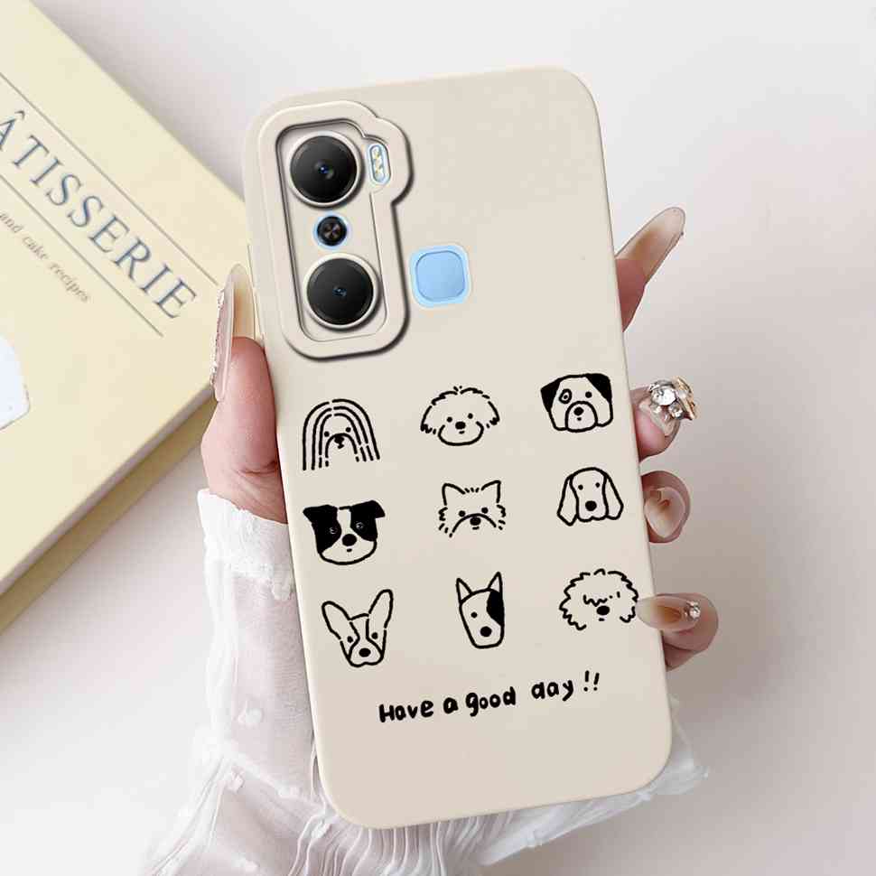 Hülle Für Infinix Hot 12 Pro X668C Schutzhülle Weich Schlank Niedliches Cartoon-Muster Abdeckung Für Infinix Hot 12 Hot12 Pro Handyhüllen Abdeckung