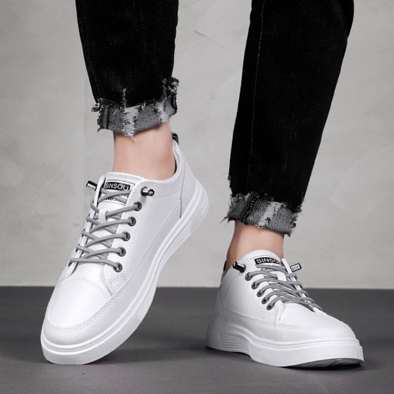 Summer Men Trend Board Shoes Lightweight Comfortable Platform Walking Shoe Jogging Sneakers Non Slip Casual Shoe Tenis Masculino