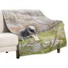 Herdwick Sheep Landscape Watercolour Photograph Throw Blanket Bed Covers Shaggy Blanket Bed Fashionable Blanket#