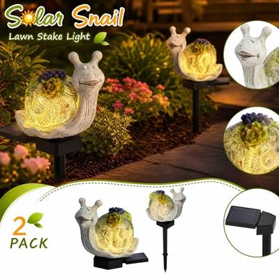 Garden Stake Light Resin Design Outdoor Decorative Light for Yard Patio