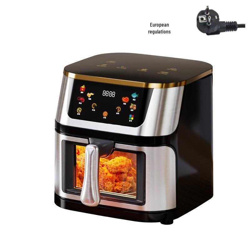 Multi-Functional Stainless Steel Air Fryer Oven with Grill and Large Capacity