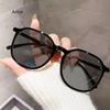 Photochromic Round-shaped Myopia Glasses Women Men Ultra-lightweight Discolored Nearsighted Eyeglasses Blue Light Filteringweight Myopic Eyewear