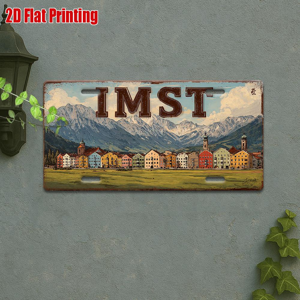 

D Flat pc Vintage Limited Edition Sign Home Decor Housewarming Gift ( Inches X Inches) Retro Wall Art Indust 15x30cm(5.9x7.8inch)