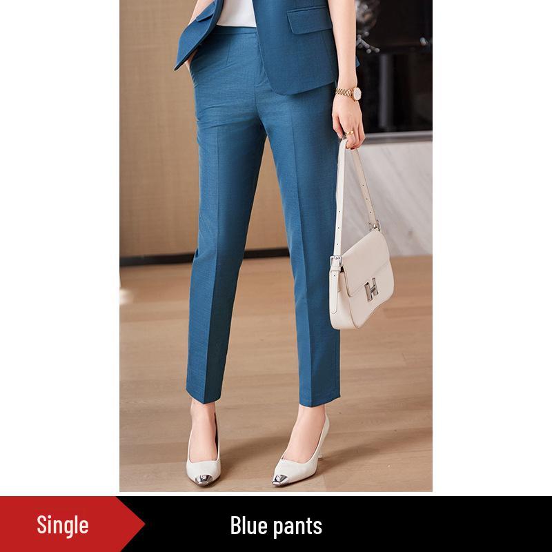 Elegant Women's Slim Fit Business Suit Set for Interviews and Work