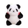 Panda family pendant small doll keychain bag plush toy birthday gift girl doll doll