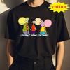 Ed Ed N Eddy Unisex bedrucktes T-Shirt Modisches lässiges und bequemes kurzärmeliges Oberteil aus reiner Baumwolle