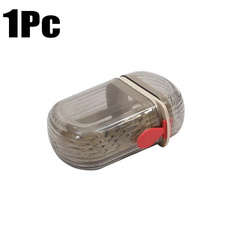 

1/2/3 шт. Пластиковая мыльница Дорожный контейнер Держатель с крышкой Чехлы для мыла Герметичный органайзер Аксессуары для ванной комнаты и дома Прочные