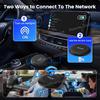 CarlinKit 8G+128GB Android 15 Ultra2 CarPlay Ai Box Wireless Android Auto CarPlay Online Video SM6350 8-Core GPS 4G LTE For Cars