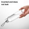 Plastic Water Bottle Leak Proof Portable Transparent Water Cup with Sealing Lid And Strap Water Container for Hot Cold
