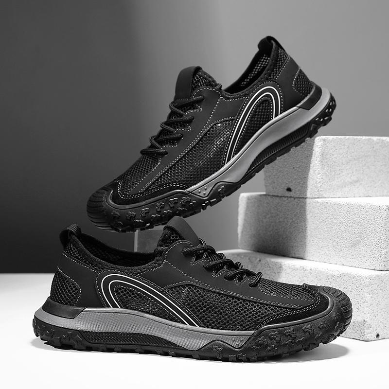 Mode Atmungsaktive Herren Mesh Sneaker Mode Sommer Laufschuhe Bequeme Freizeitschuhe Outdoor Herren Tenis Masculino Leichtgewicht Sportschuhe