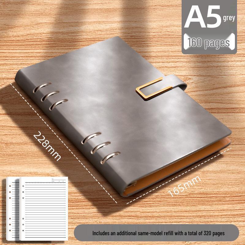 A4/B5/A5 Loose-Leaf Notebook with Custom Logo for Business or Personal Use