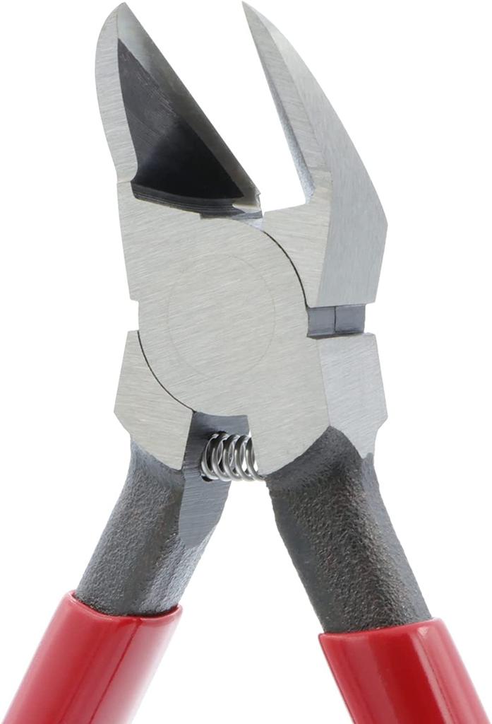 Keiba Plastic Nippers, Flat Tip, 45 Degree, 175mm, PL-757