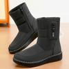 Cotton Shoes Long Cotton Boots Fleece and Thickened Long Boots Warm Sports Snow Boots