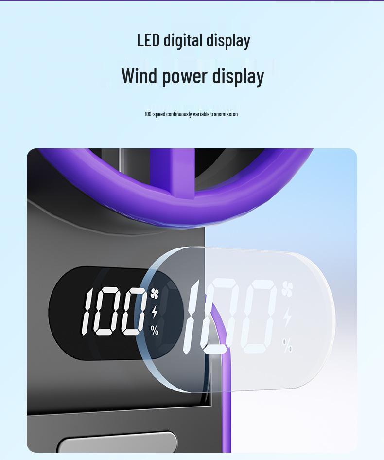 2025 Hochgeschwindigkeits-Handheld-USB-Kühlventilator - Tragbarer Outdoor-Elektroturbine