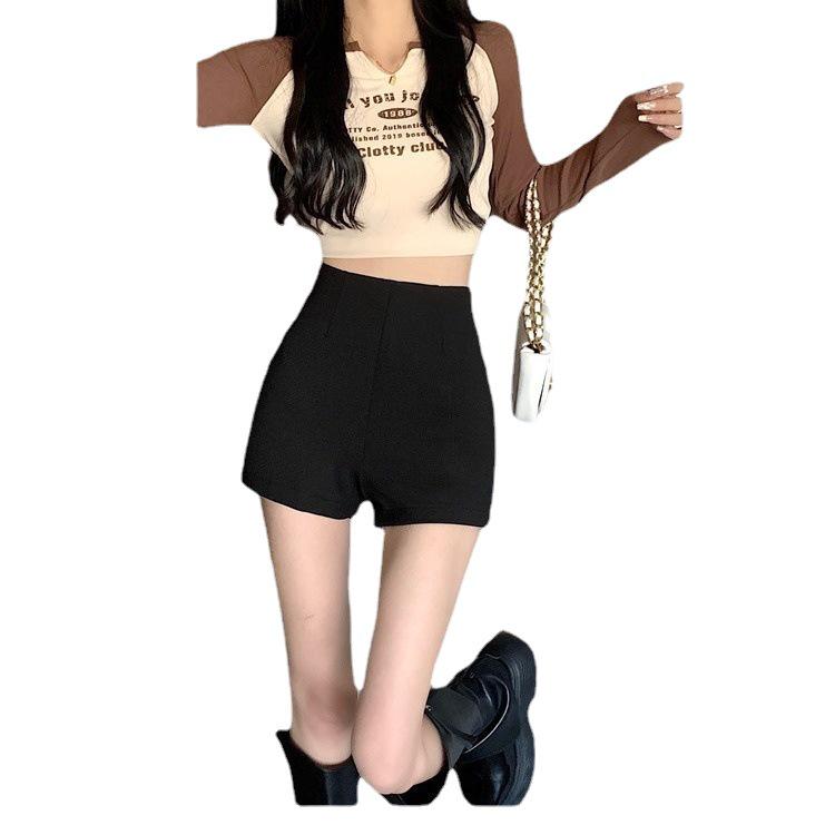 2023 Trendy High-Waisted Slim Fit Elastic Pole Dance Shorts for Women