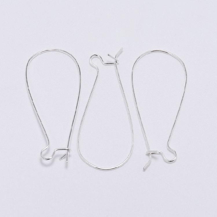 50Pcs Teardrop Ear Wire Earring Hooks Sturdy Earring Hooks Adornment Perfect For Fashionable Jewelry Crafting