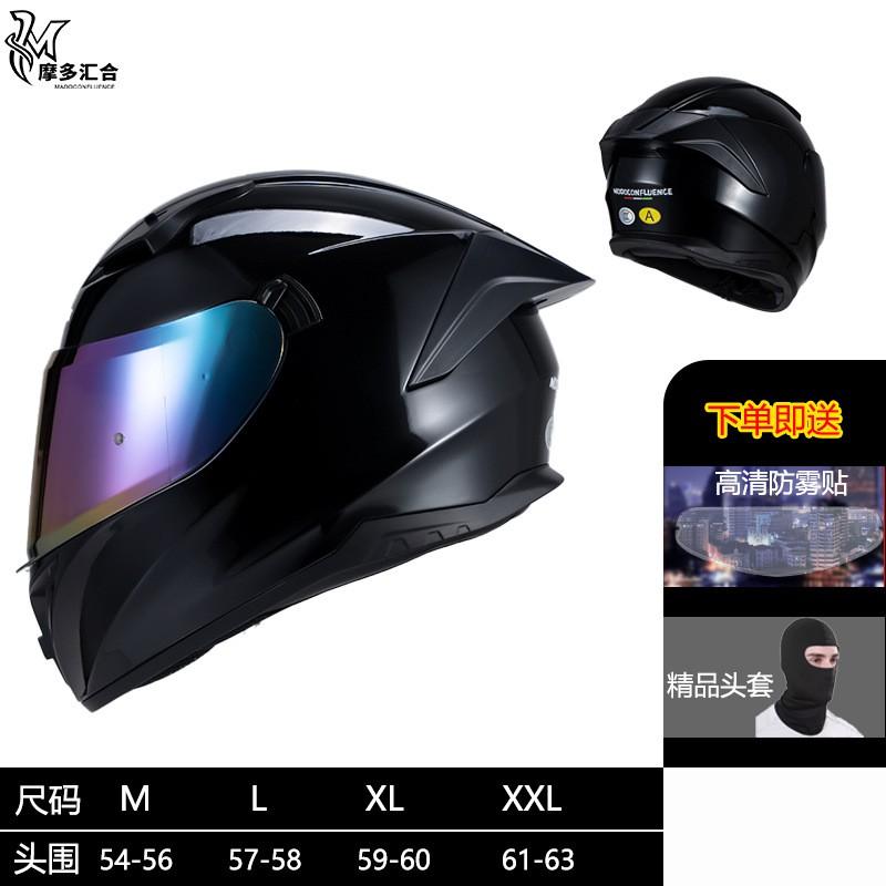 Full Face Motorcycle Helmet With Dual Visor 3C Certified ABS Safety Men Women All Season Riding