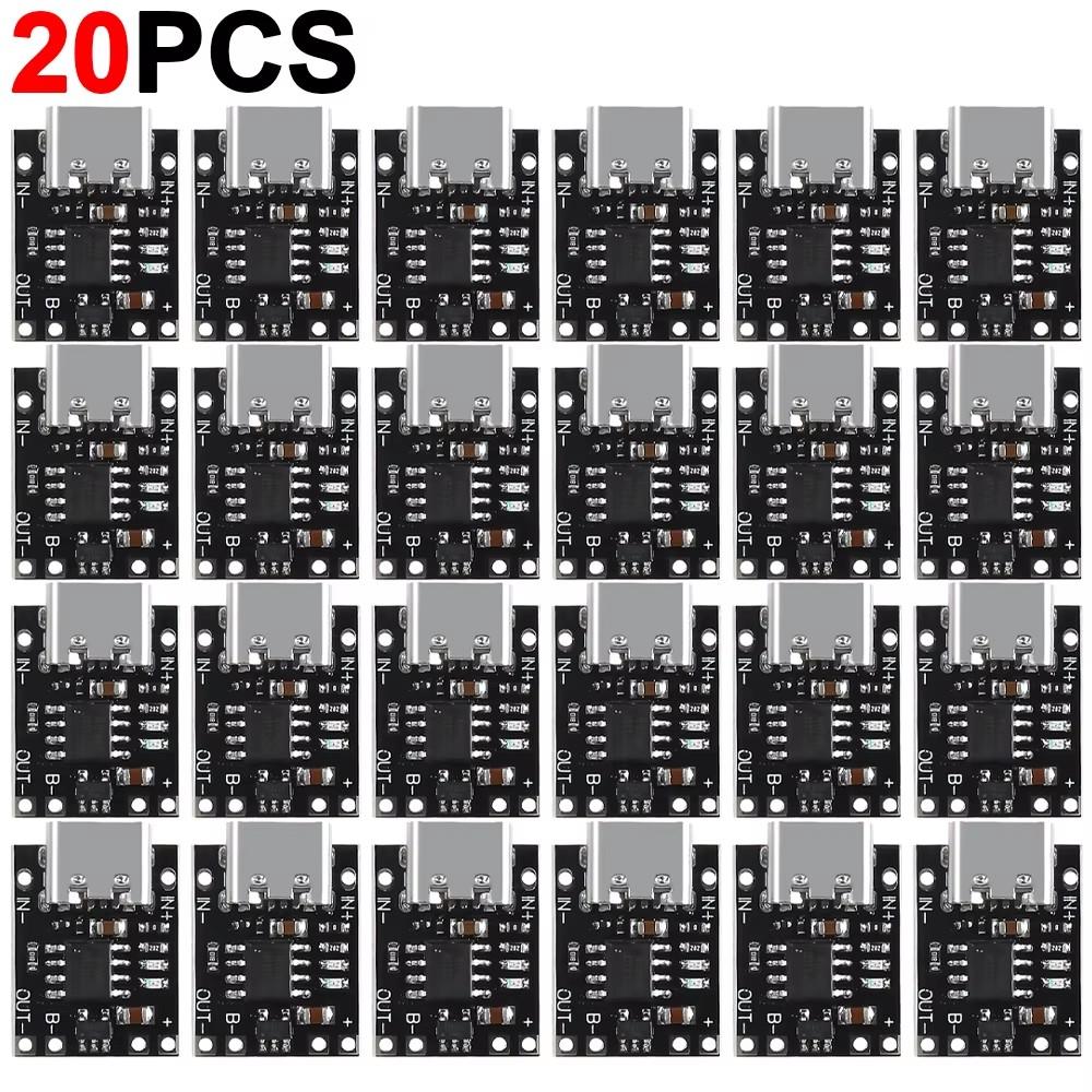Xiaomi 1/10/20PCS 3.7V Lithium Battery Charging Board with Protection Type-C USB C Li-ion Battery Charging Board Over Charging Module