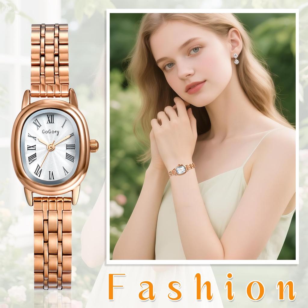 Women's Watch Roman Analog Display Stainless Steel Waterproof Cute Fashion Quartz Watch Ladies Accessories - Birthday Anniversary Mother's Day