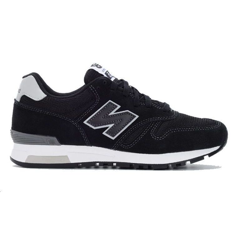 New Balance Nb 565 Comfortable Versatile Fabric Synthetic Leather Durable Breathable Low-Top Casual Running Shoes Unisex Sneaker Black ML565EB1