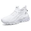 Women's Casual Sports Shoes Fashion Knitted Sneakers Breathable Mesh Lace-up Design