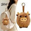 Graduation Encouragement Keepsake Highland Cow Stuffed Animal Plush Toy Soft Scottish Cattle Cute Desk Companion Toy Doll Fluffy Farm Plushie