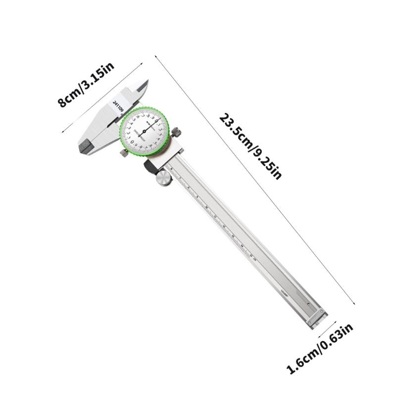 Precisions 0 to 150mm Dialing Verniers Calipers Measuring Tool for Engineers & DIY Enthusiasts in Mechanical Application