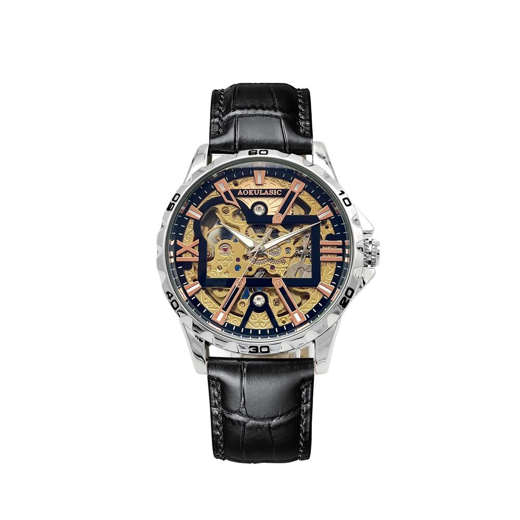 Fully Automatic Mechanical Watch for Men Waterproof Luminous Hollow Tourbillon Watch for Men