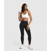 Gymshark Double Up Sports Bra White B8a5v Wb57