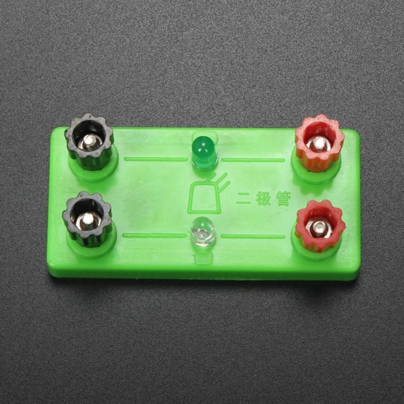 LED Light Emitting Diodes Experiment Device Physics Electricity Experiment Equipment with LED Light Bulb for Student