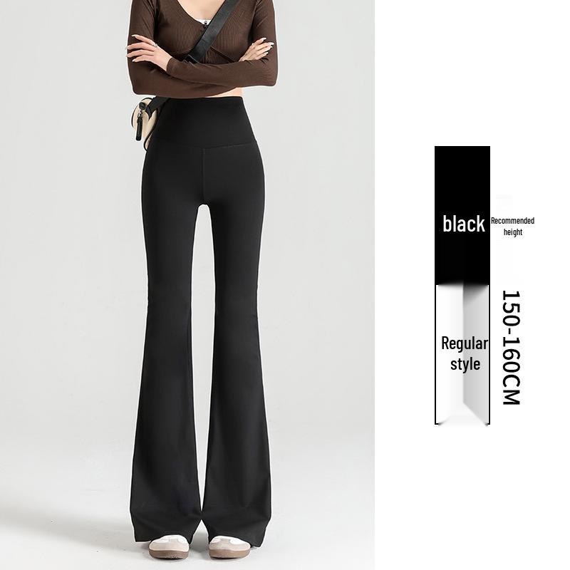 

Брюки для йоги микро-клеш с высокой посадкой: Женская корректирующая фитнес-верхняя одежда для весны и осени L