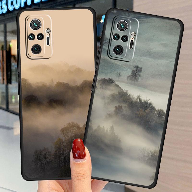 Case For Xiaomi Redmi Note 11 10 9 8 Pro 12 10C 9S 10S 11S 9A 9T 9C 10A 7 K40 8T Silicone Phone Cover Cool Mountain Peak Fundas