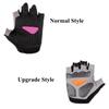 Anti-shock Athletics Gloves Cycling Anti-slip Half Finger Gloves Breathable Fitness Gloves Silicone Palm Hollow Back Gym Fitn Practical Use