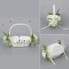 Rustics Style Storage Basket Handheld Flowers Basket for Weddings Lightweight Picnics Basket Handheld Florals Container