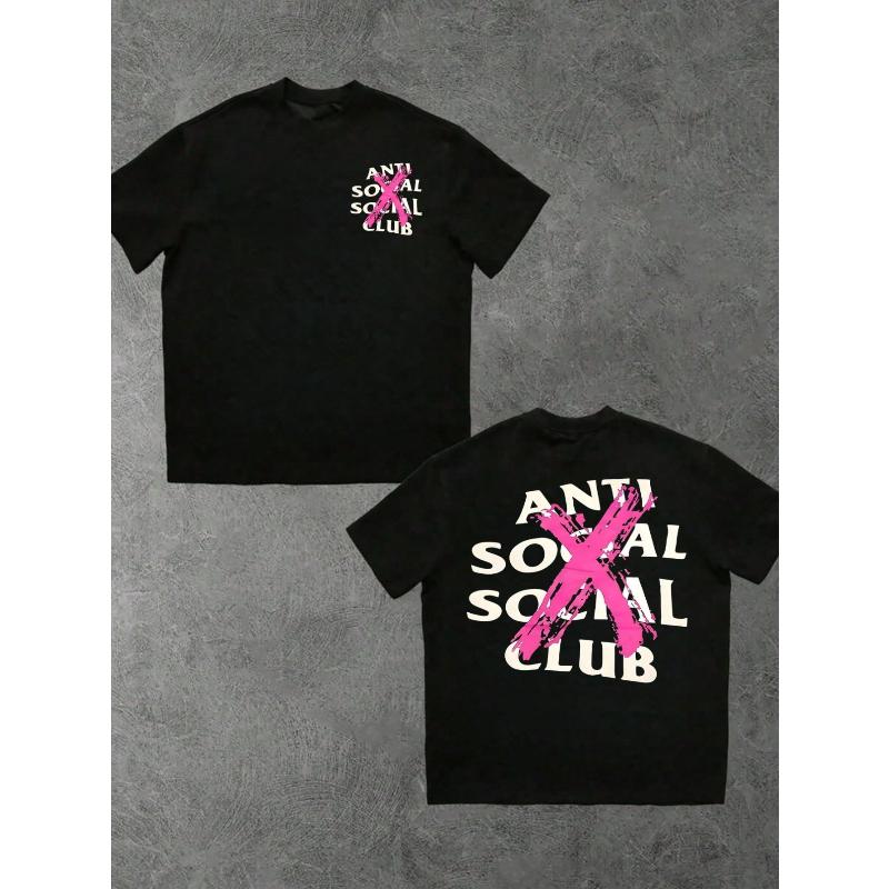 Graphic Print Short Sleeve Tees, Loose Casual Short Sleeve S