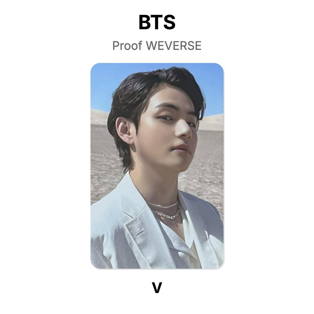 BTS Proof WEVERSE Official Photocard