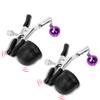 Free Custom Box - Flirting Vibrator Nipple Clamps Breast Stimulator With Bell Vibrating Clip Sex Toys for Women Couple