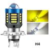 Dual-Color High-Power Motorcycle Headlight H4 H6 P15D BA20D
