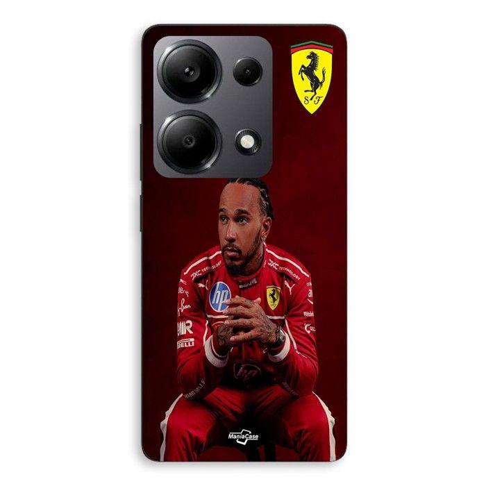 Coque Pour Xiaomi Redmi Note 13 Pro 4G Hamilton Scuderia Ferrari official wallpaper Maniacase