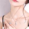 Kailaimei Korean Style Heart Pendant Necklace - Trendy Clavicle Chain Korean Accessories