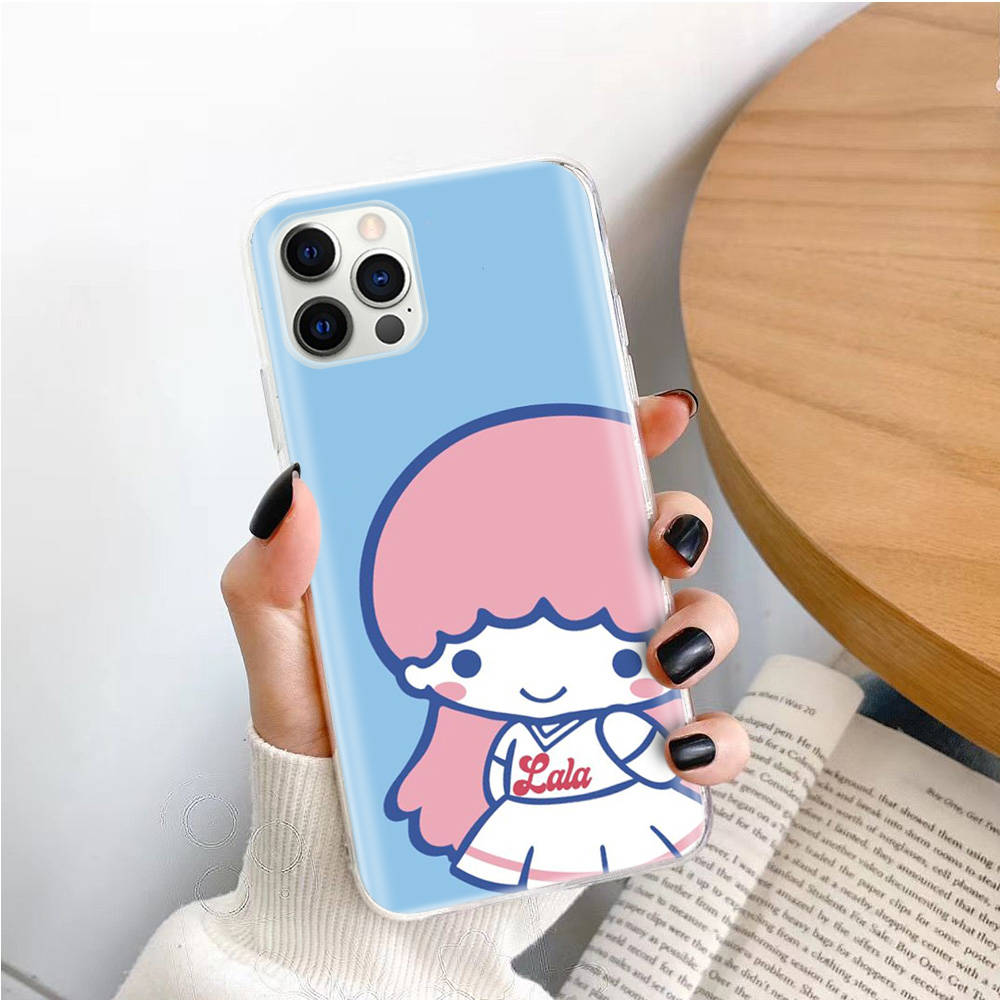 Transparent Case for Samsung A04 A14 A23 M33 M53 Realme 10 9 C35 C55 VIVO X80 Infinix Hot 30 Note 11 Tecno Spark 8P Pro L-31 Cute Little Twin Stars