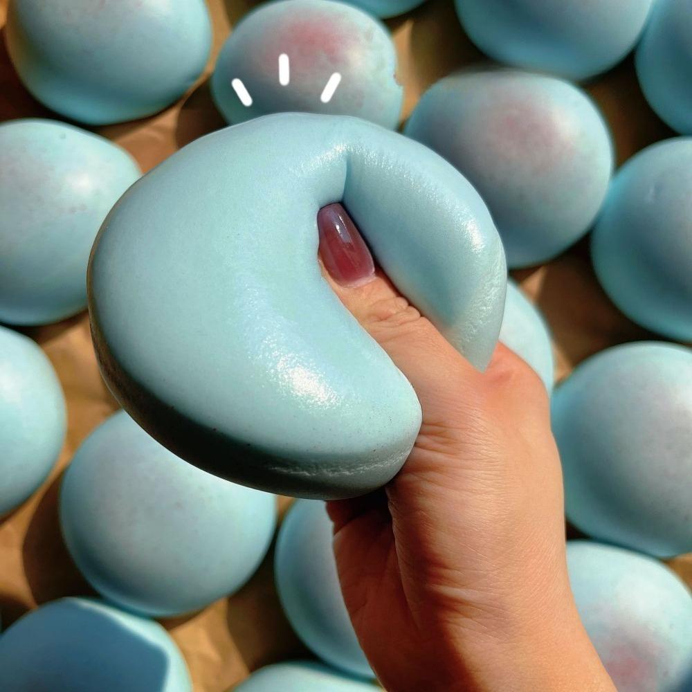 Squishy Simulated Bread Squeeze Toy Soft Stress Relief Slow Rising Sensory Fidget for Anxiety ADHD Autism Gifts for Kids Adults